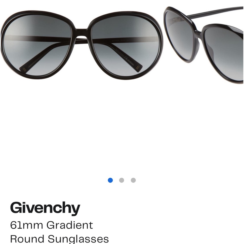 61 MM Givenchy Sunglasses